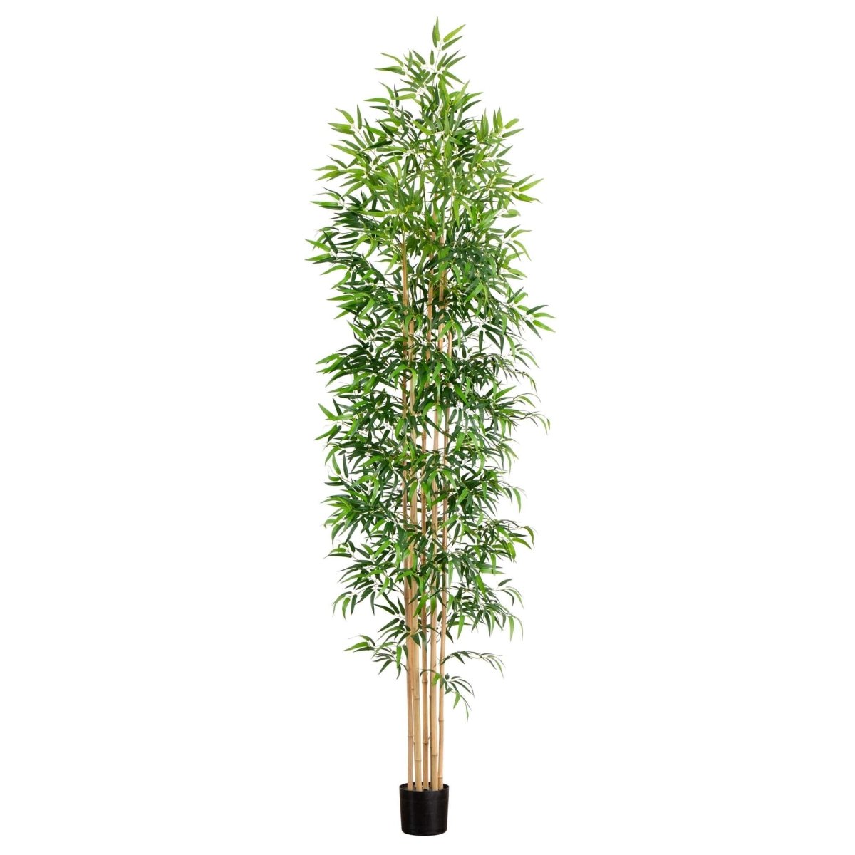 10-ft Artificial Bamboo Tree With Real Bamboo Trunks