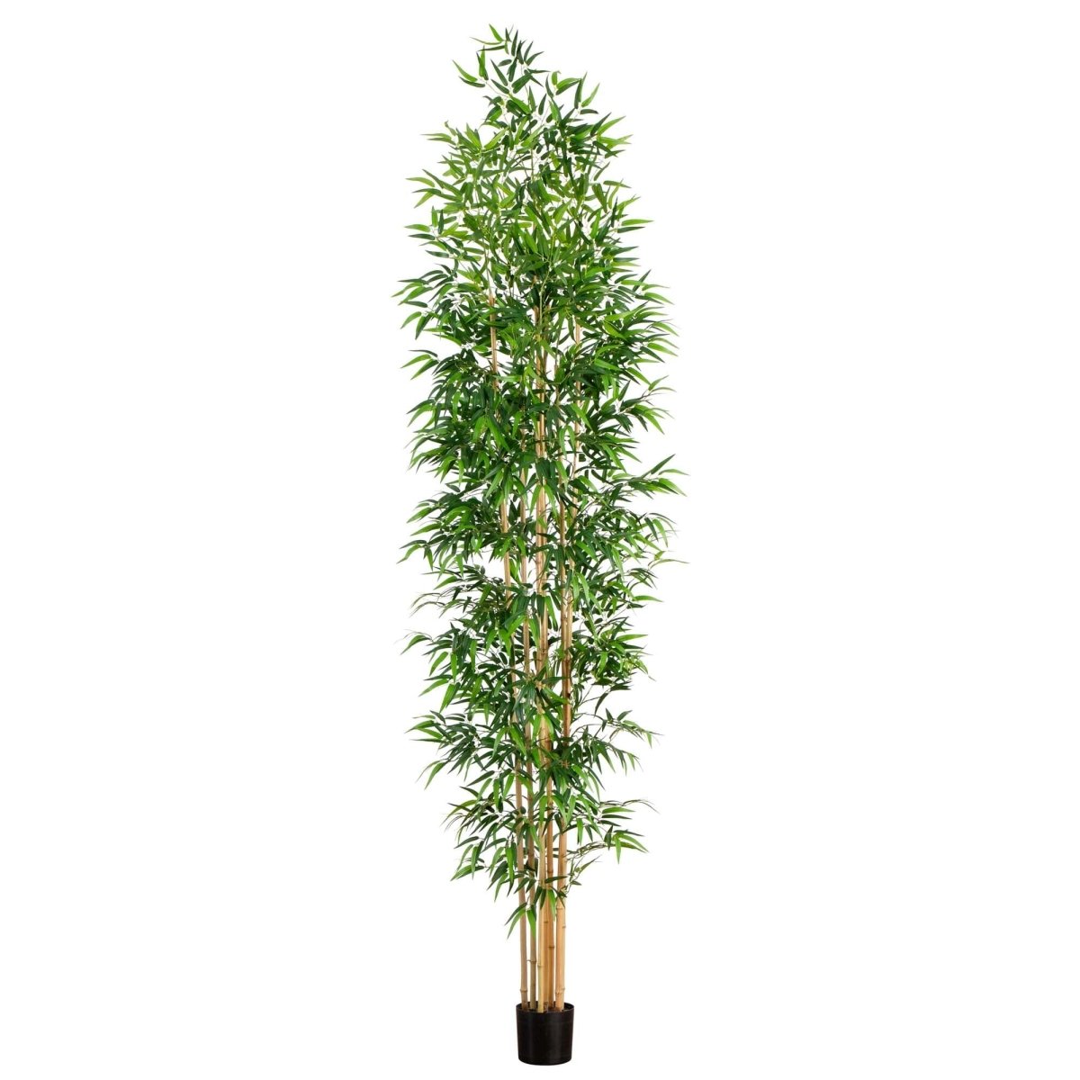 11-ft Artificial Bamboo Tree With Real Bamboo Trunks