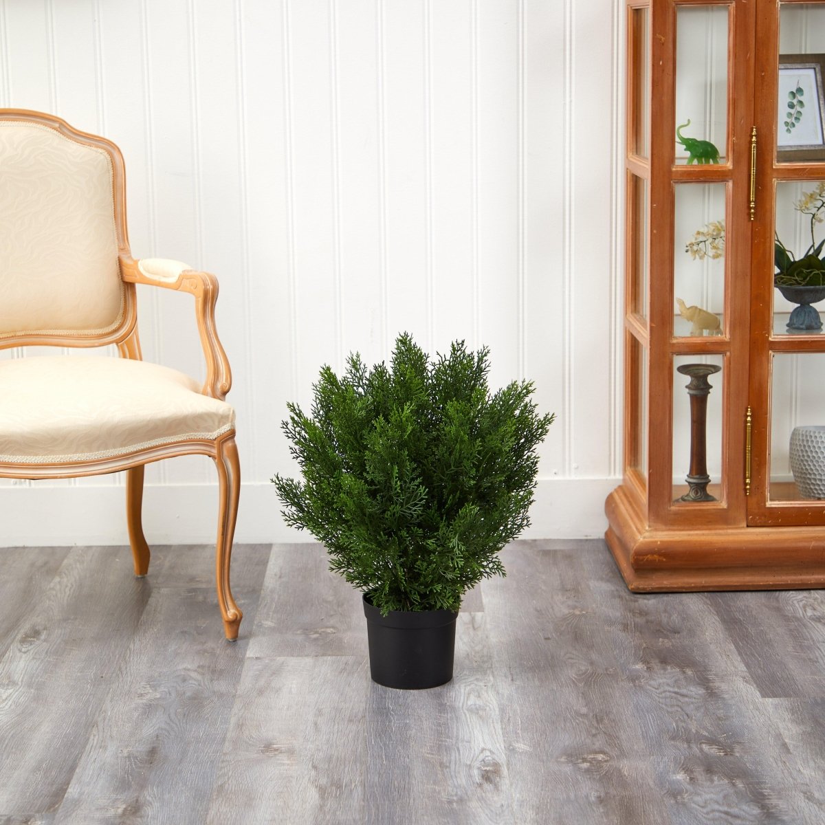 2-ft Artificial Cedar Bush (Indoor/Outdoor)