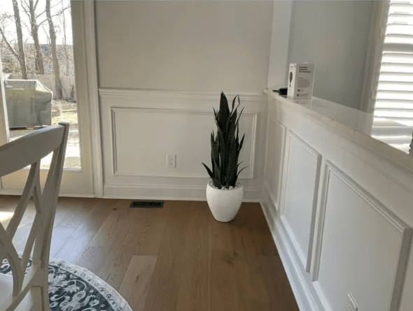 3.5-ft Faux Sansevieria Snake Plant In White Decorative Planter