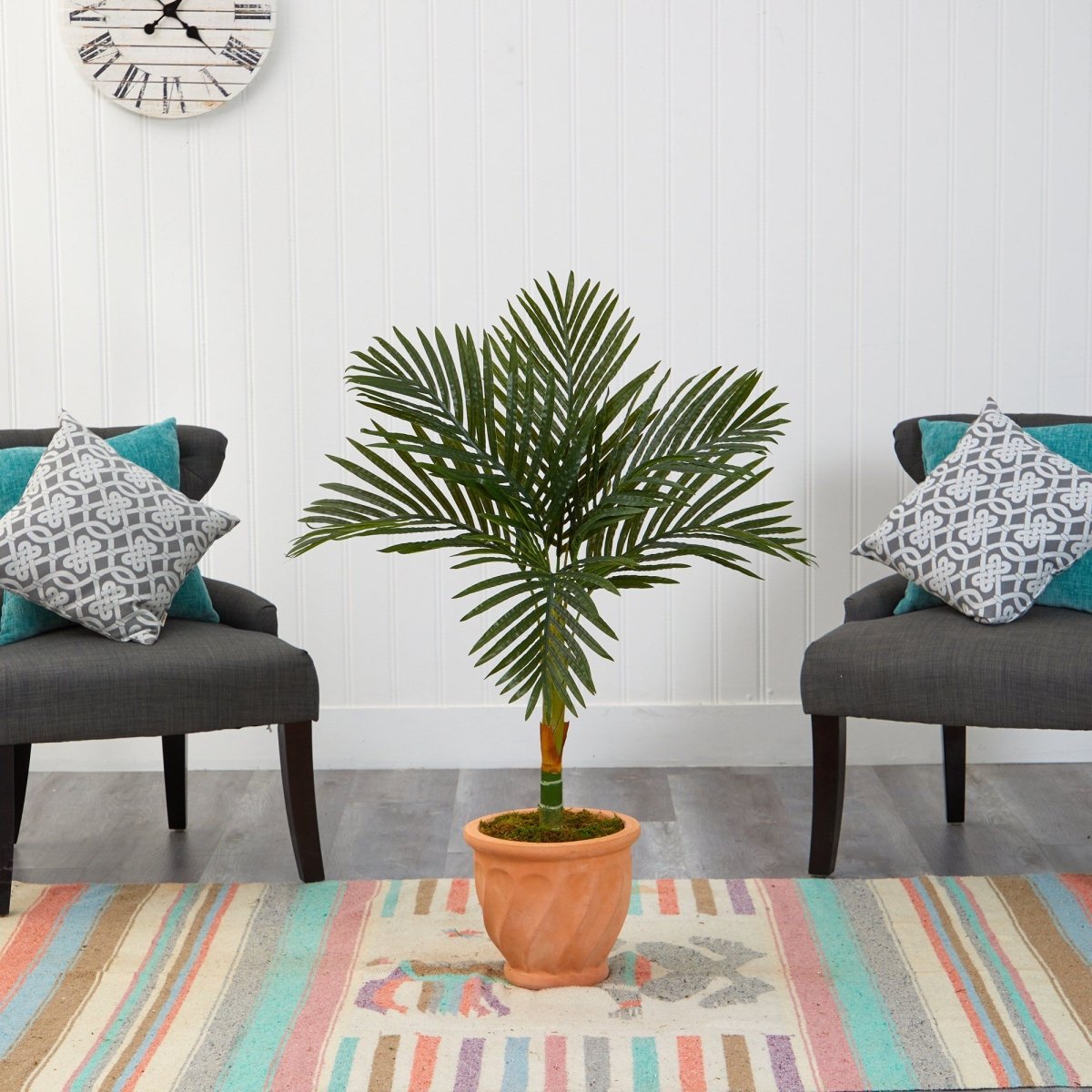 3.5-ft Golden Cane Artificial Palm Tree