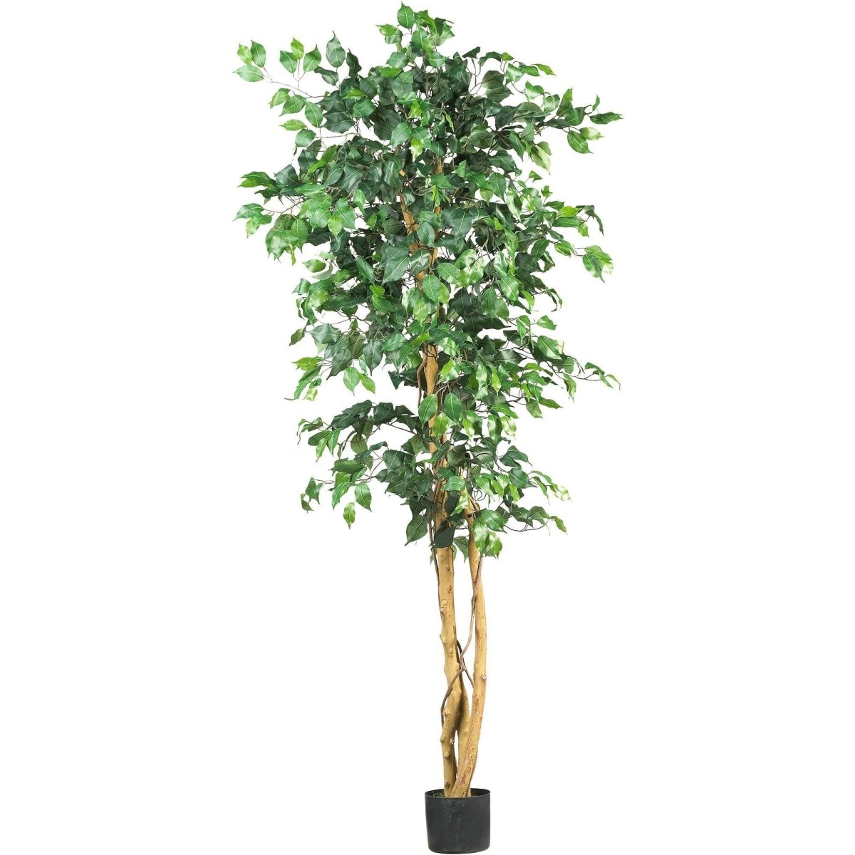 6-ft Silk Ficus Tree – Lifelike Polyester Indoor Artificial Tree