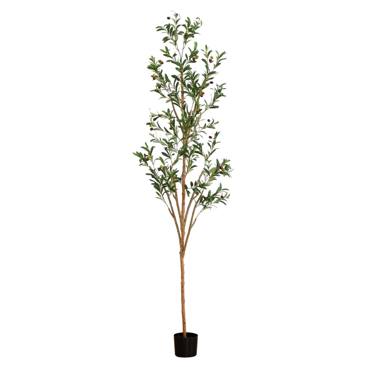 7-ft Artificial Olive Tree With Natural Trunk