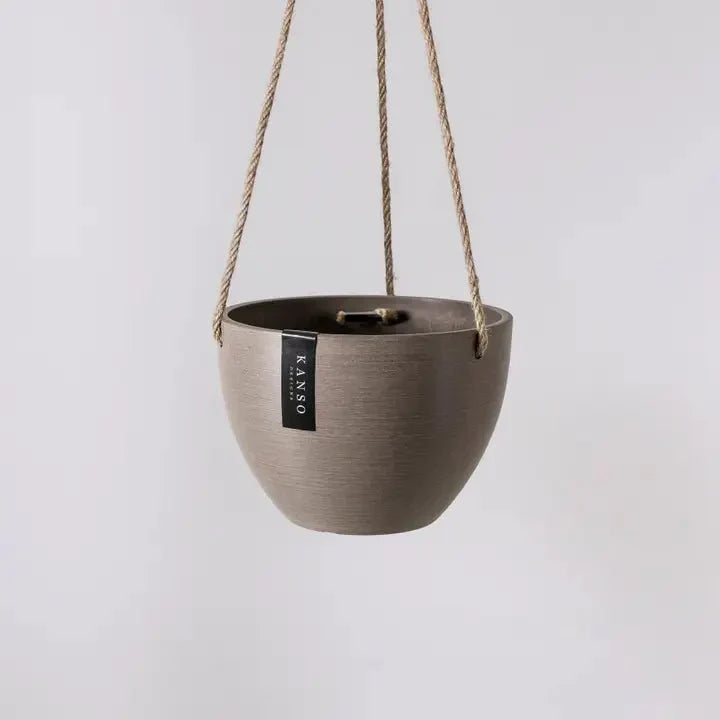 8 Inch Signature Stone Hanging Planter Pot