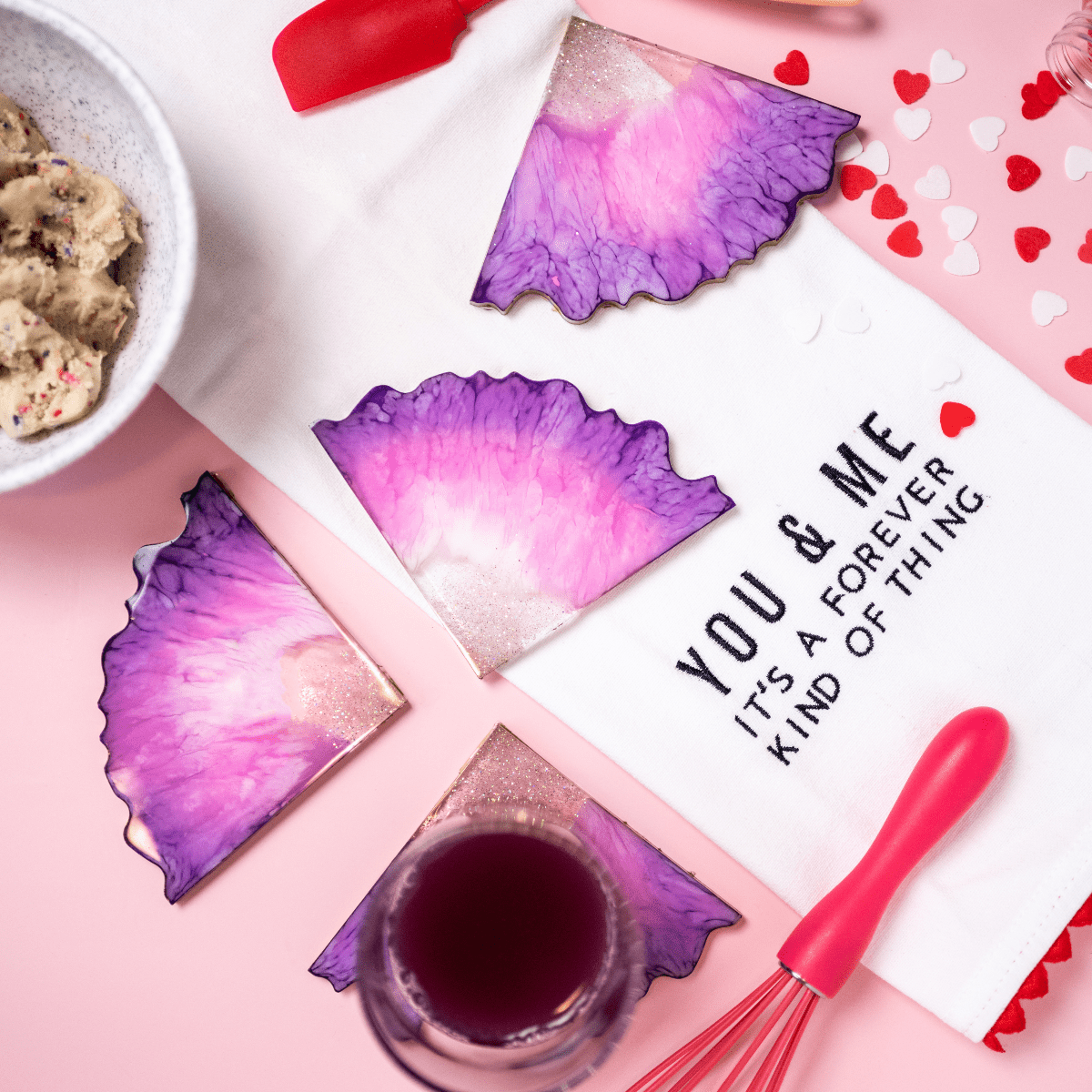 Agate Resin Coasters Kit