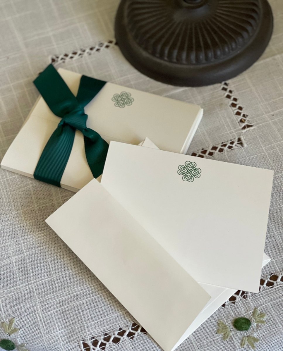 Boxed Celtic Knot Stationery - Irish Note Cards And Envelopes (10)
