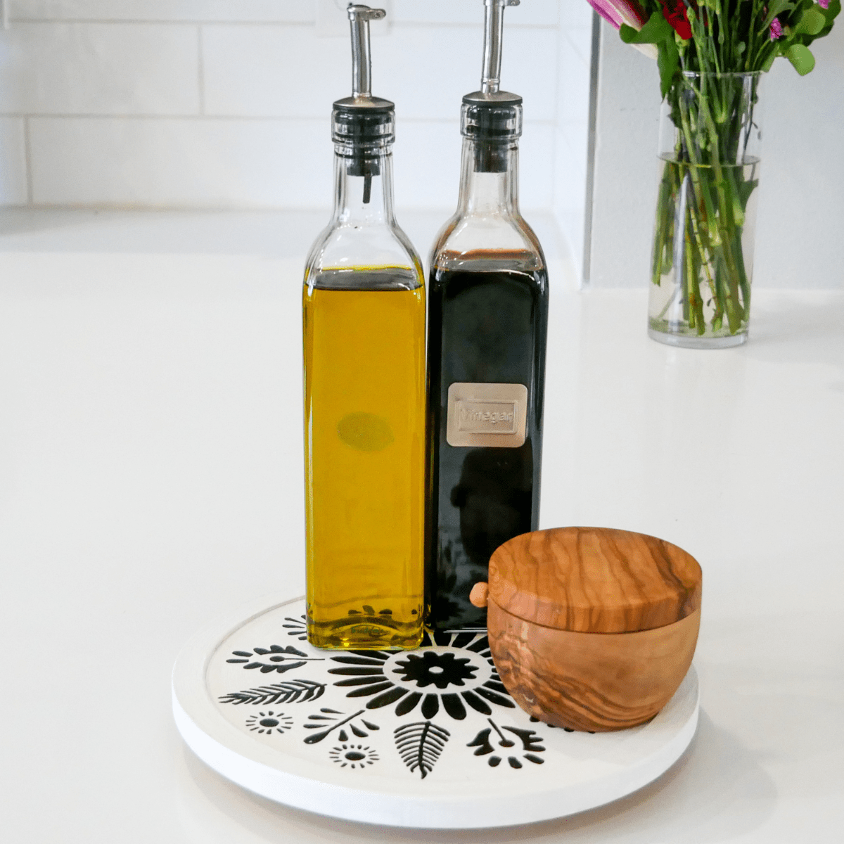 DIY Bamboo Lazy Susan Kit For Custom Home Decor