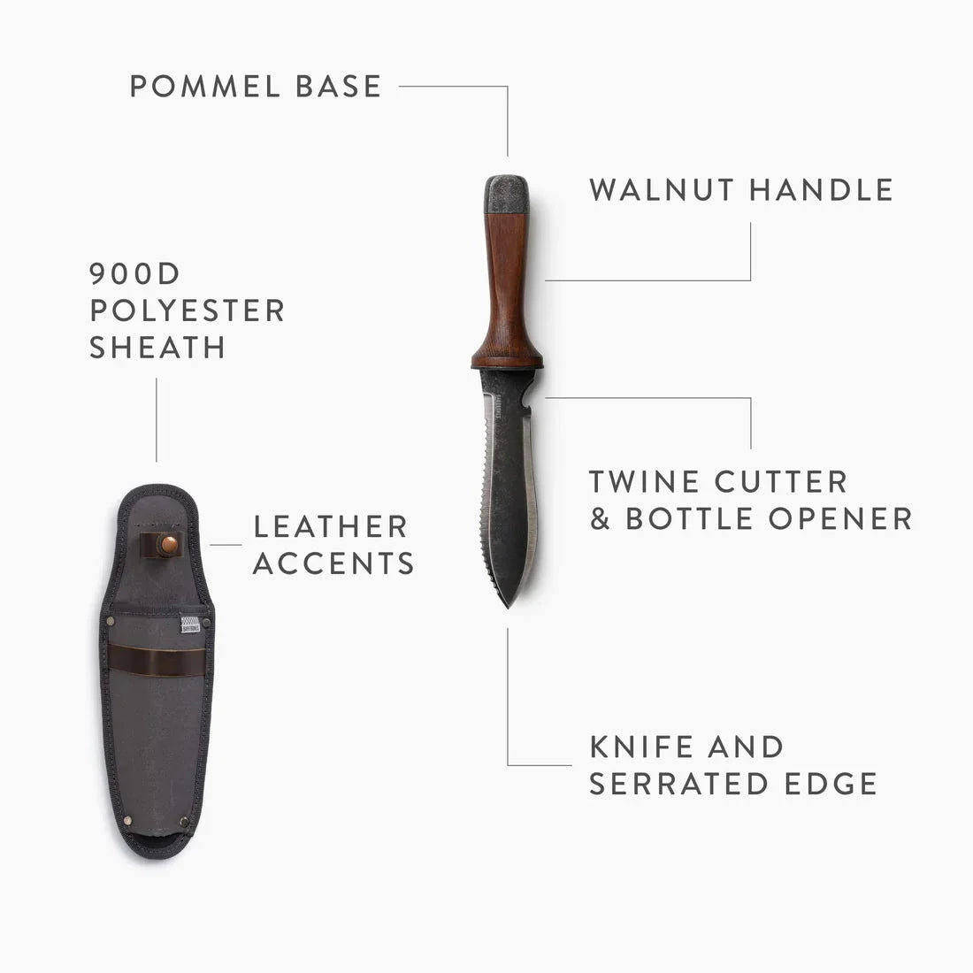 Barebones Hori Hori Ultimate Sheath- Protect Your Tool In Style