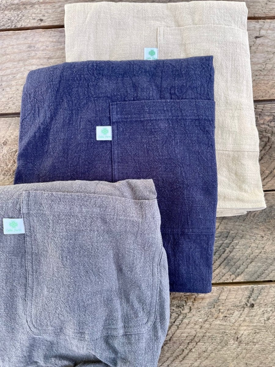 Linen Apron – French Style Crossback Apron For Home, Shop, And Garden