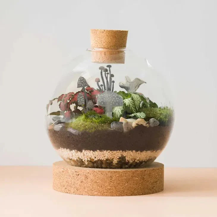 Mini Mushrooms- Terrarium Decor - Steel