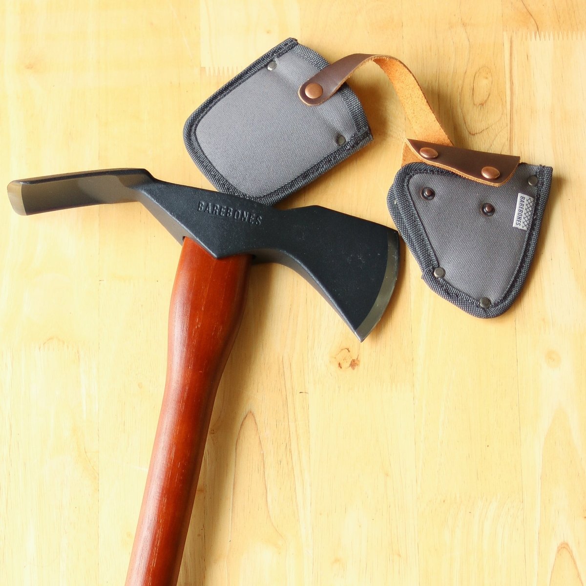 Barebones Pulaski Axe With Canvas Sheath