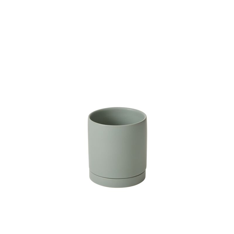 Romey Planter Pot With Water Saucer 4.75 Inch
