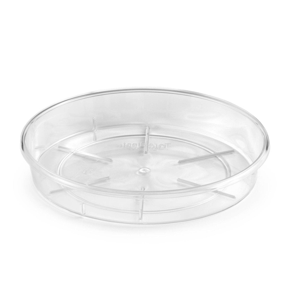 Tera USA- Clear Resin Round Saucer For Pots & Planters