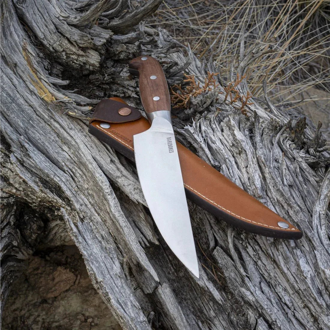 Barebones Wilderness Chef Knife With Sheath