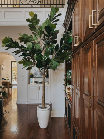 10-ft Artificial Fiddle Leaf Fig Tree