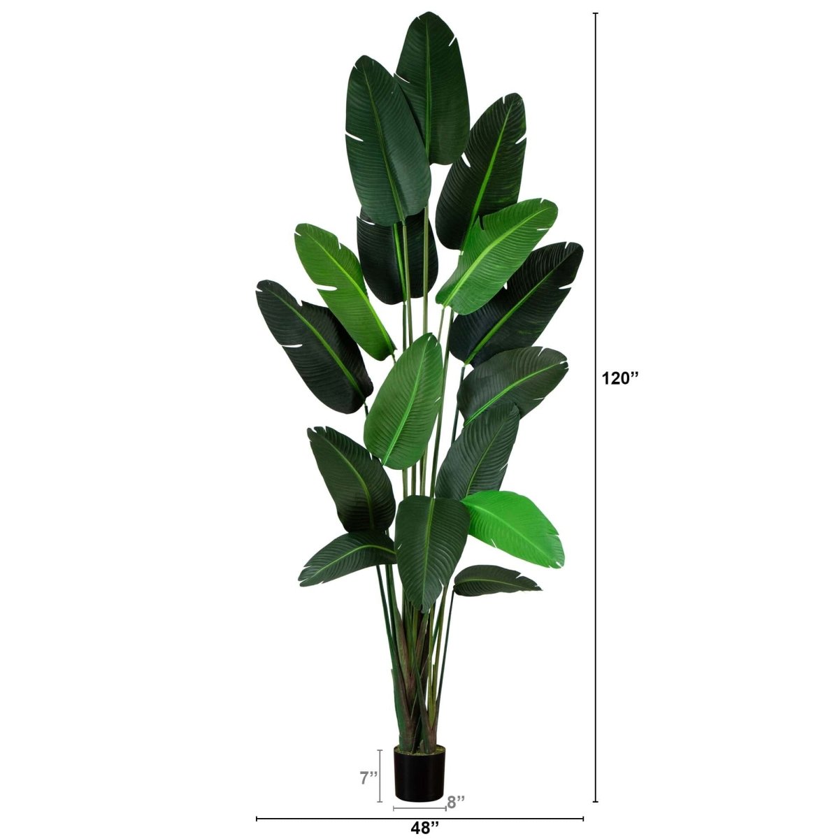  10-ft Artificial Travelers Palm Tree – Grand Tropical Statement