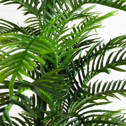  10-ft UV Resistant Artificial Double Robellini Palm Tree (Indoor/Outdoor)