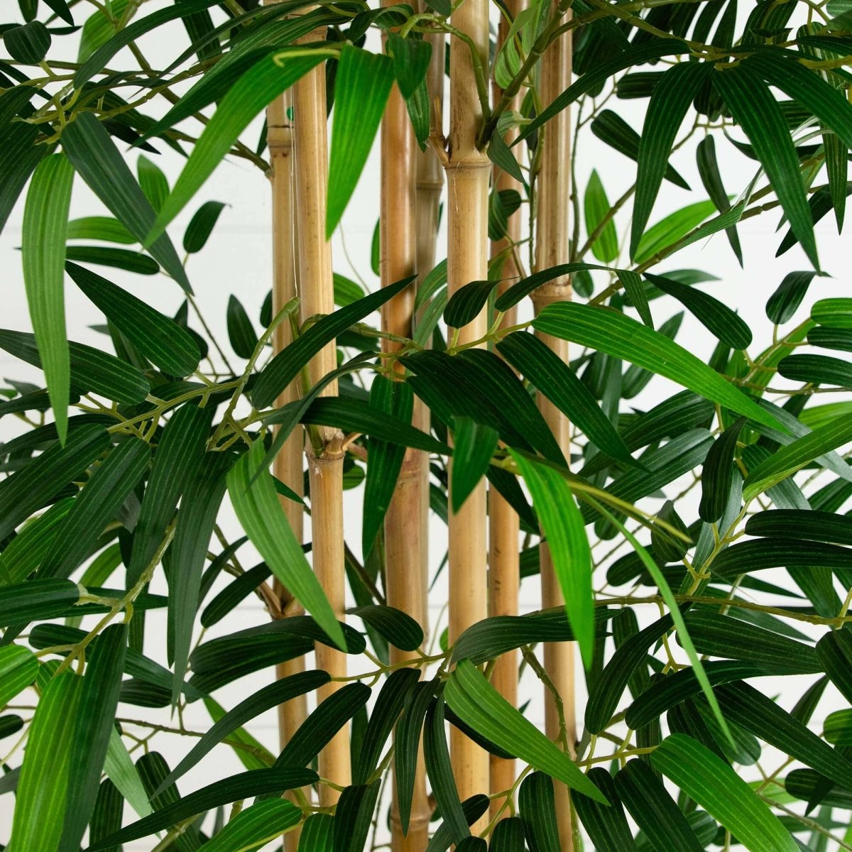  11-ft Artificial Bamboo Tree With Real Bamboo Trunks