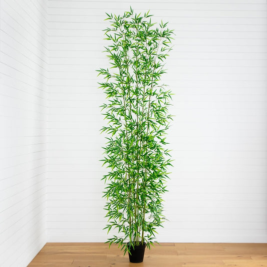  12-ft Artificial Bamboo Tree | Japanese-Inspired Tall Decor