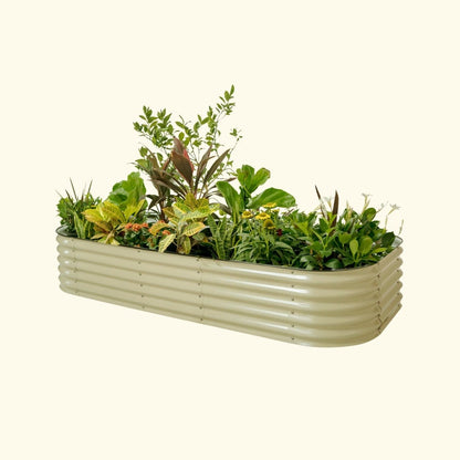  17" Tall 10 In 1 Jumbo Modular Metal Raised Garden Bed Kit