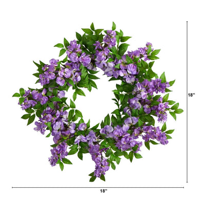  16-in Holiday Christmas Poinsettia Star Twig Wreath