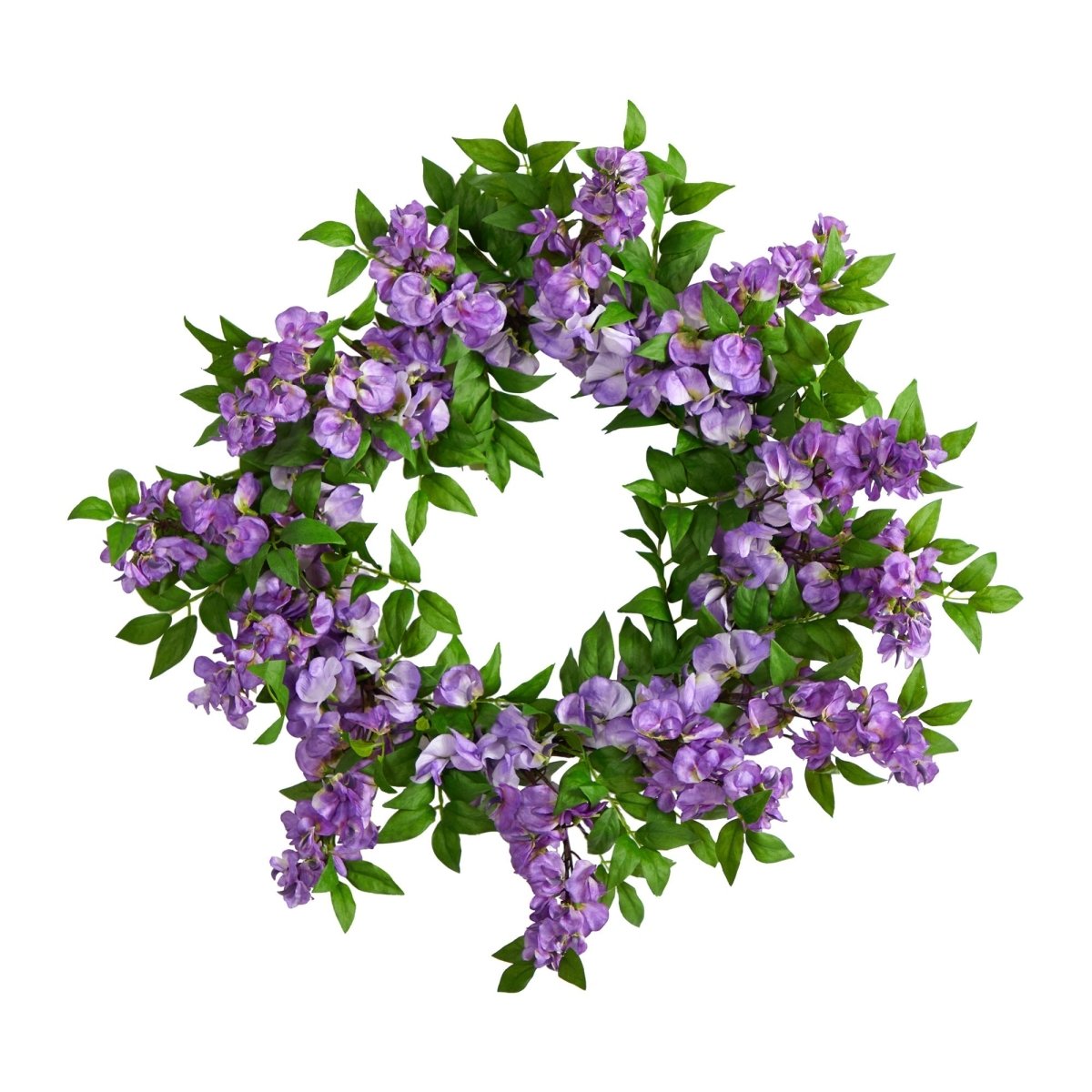  16-in Holiday Christmas Poinsettia Star Twig Wreath