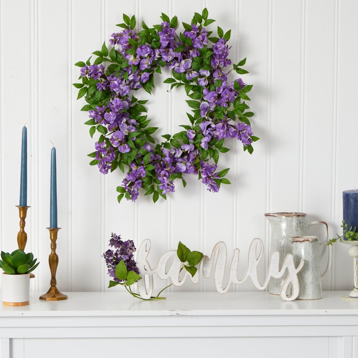  16-in Holiday Christmas Poinsettia Star Twig Wreath