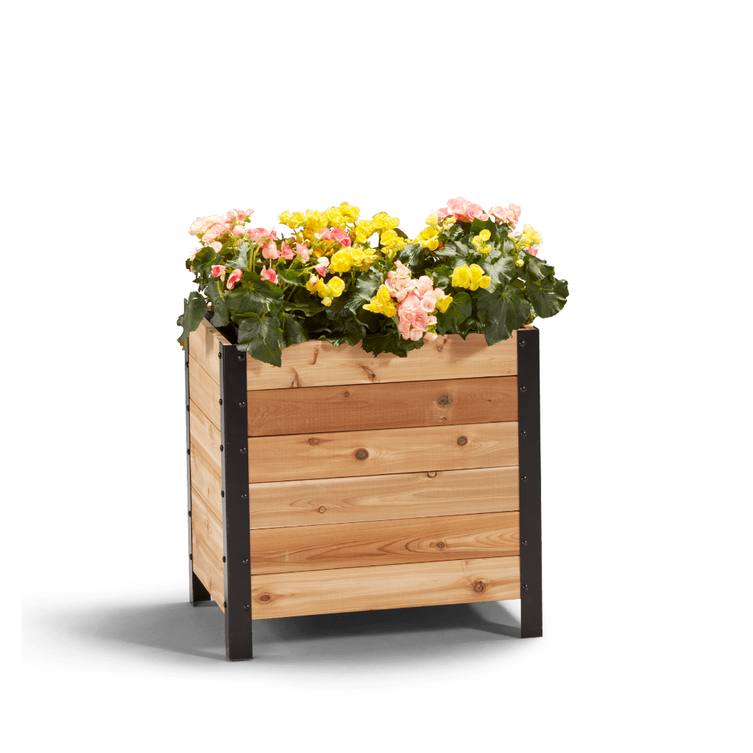  18" X 24" Cedar Planter Box – 24" Tall | Raised Garden Bed