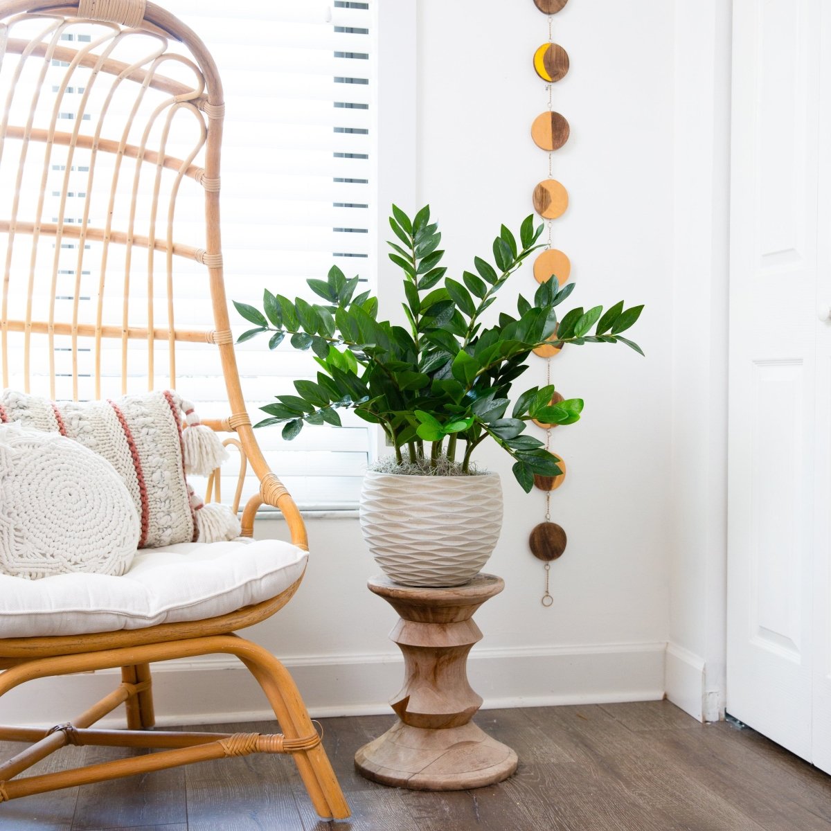  28-in Artificial ZZ Plant | Faux Zamioculcas For Effortless Indoor Greenery