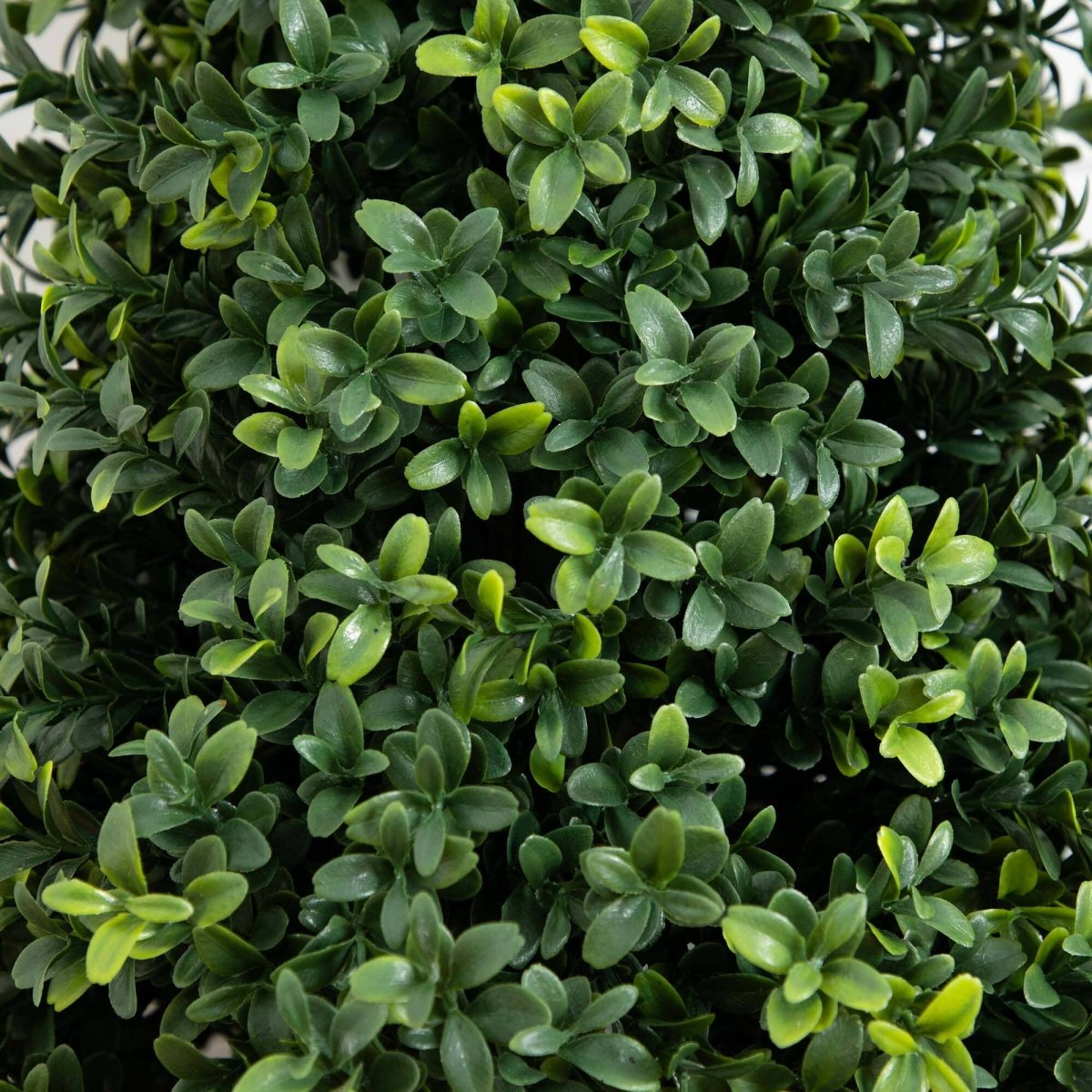  3-ft UV-Resistant Artificial Boxwood Topiary With Ground Stake – Set Of 2