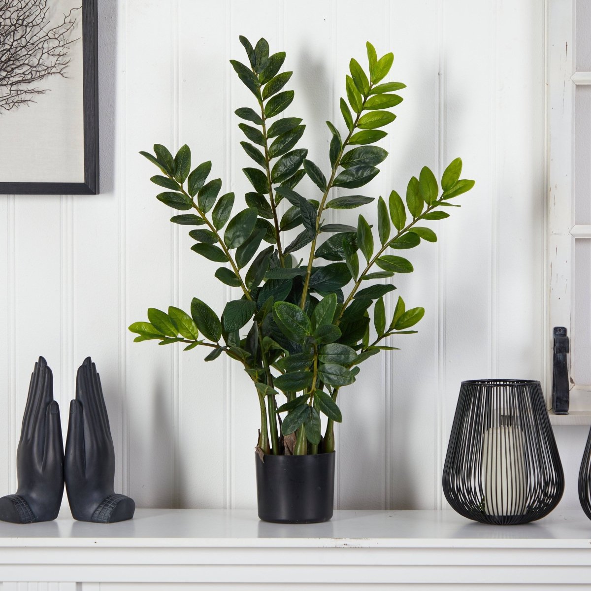  3-ft Zamioculcas Artificial ZZ Plant – Lifelike Indoor Décor