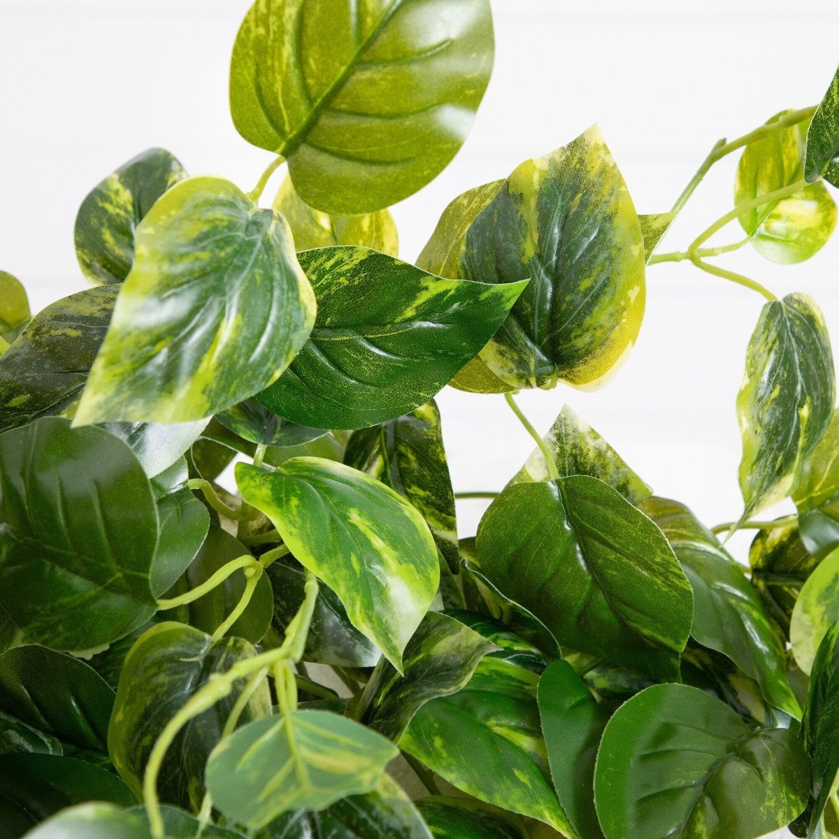  36-in UV Resistant Artificial Pothos Hanging Plant – Set Of 2 | Indoor/Outdoor Faux Greenery