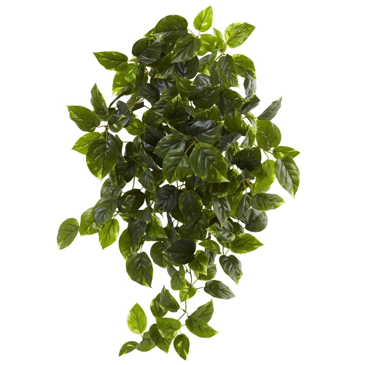  36-in UV Resistant Artificial Pothos Hanging Plant – Set Of 2 | Indoor/Outdoor Faux Greenery