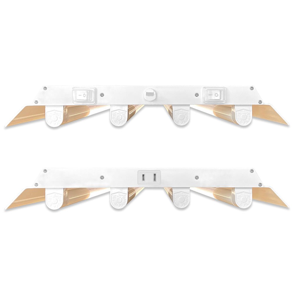  4' 4 Bulb LED Grow Light – T5 HO 2.0 Sun White Pro Spectrum