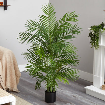  4-ft Areca Artificial Silk Palm Tree