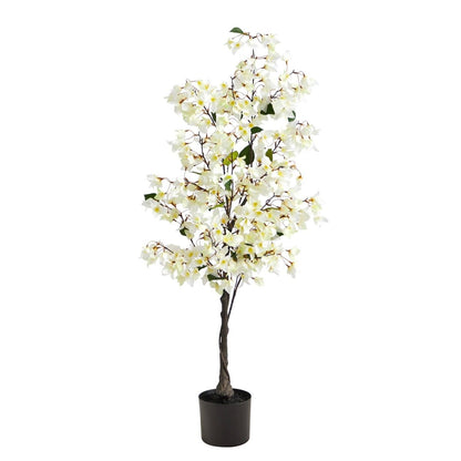  4-ft Bougainvillea Artificial Tree | Vibrant & Lifelike Floral Décor