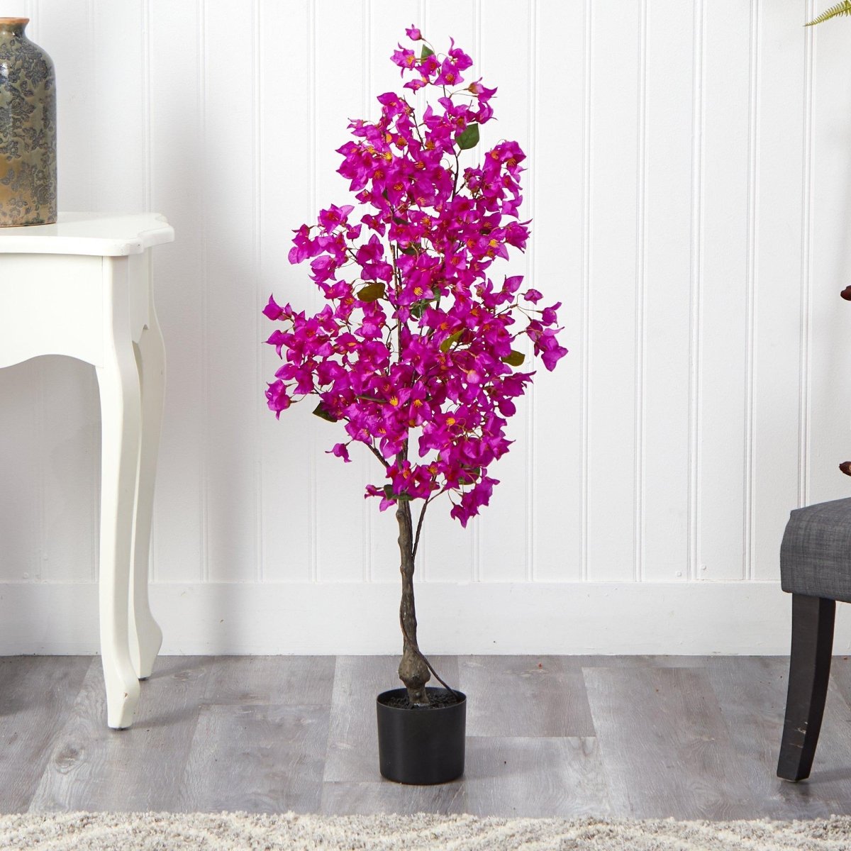  4-ft Bougainvillea Artificial Tree | Vibrant & Lifelike Floral Décor