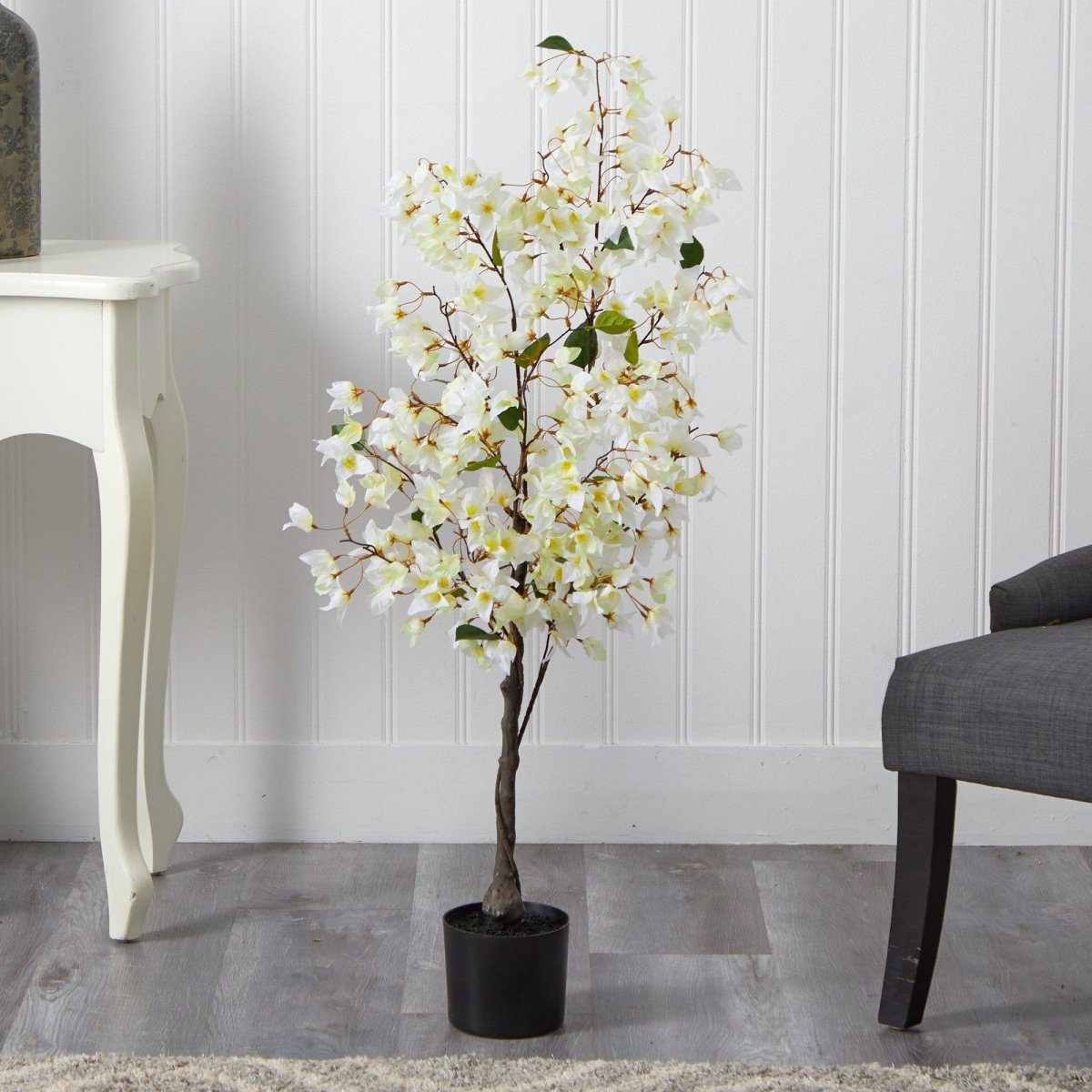  4-ft Bougainvillea Artificial Tree | Vibrant & Lifelike Floral Décor