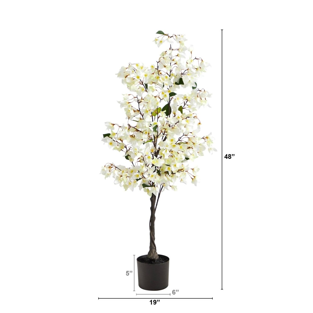  4-ft Bougainvillea Artificial Tree | Vibrant & Lifelike Floral Décor