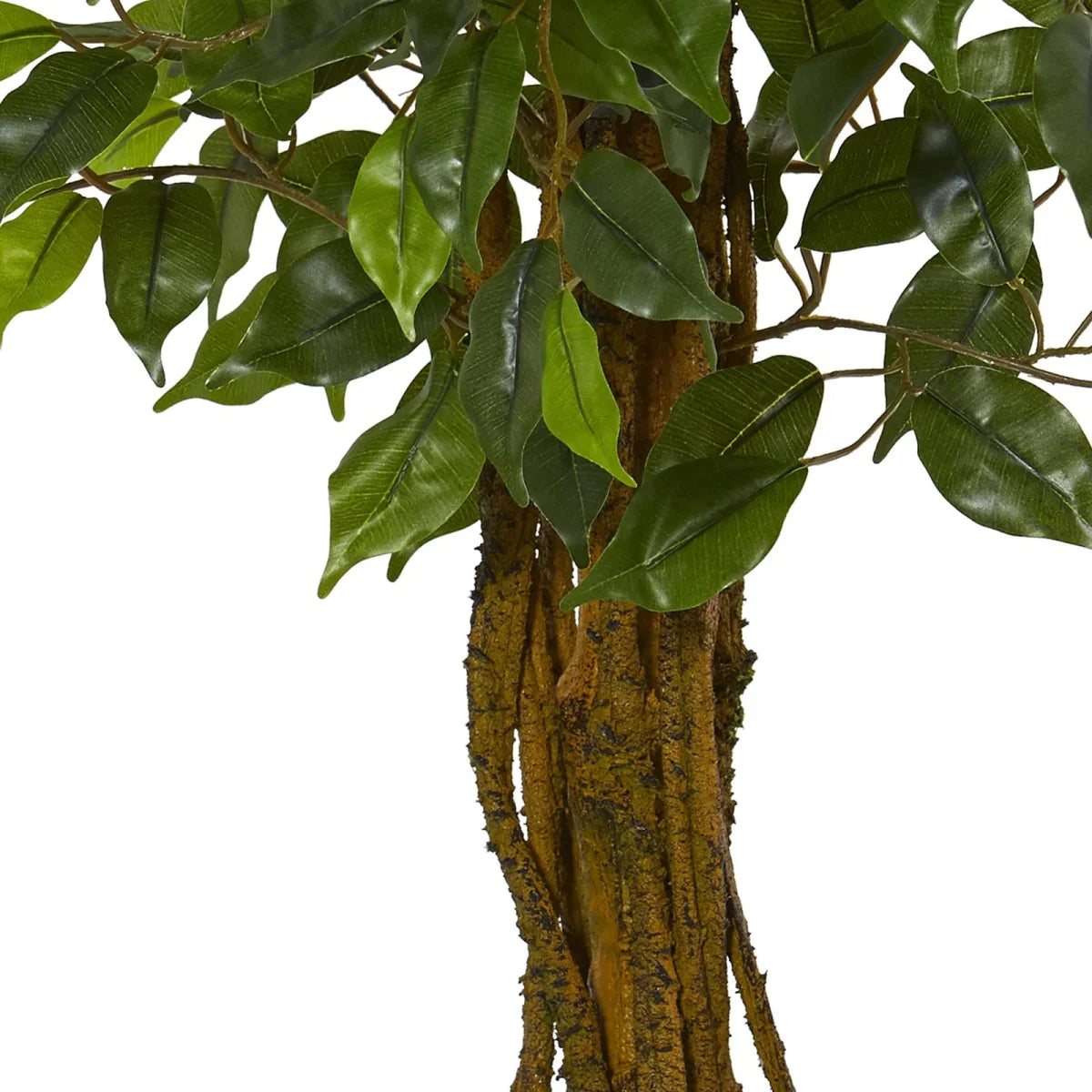  4-ft Faux Ficus Tree – UV-Resistant Indoor/Outdoor Décor