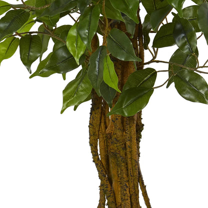  4-ft Faux Ficus Tree – UV-Resistant Indoor/Outdoor Décor