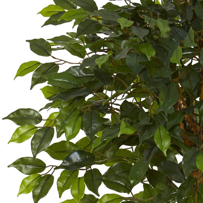  4-ft Faux Ficus Tree – UV-Resistant Indoor/Outdoor Décor