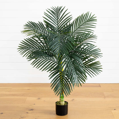  4-ft Golden Cane Palm Artificial Tree