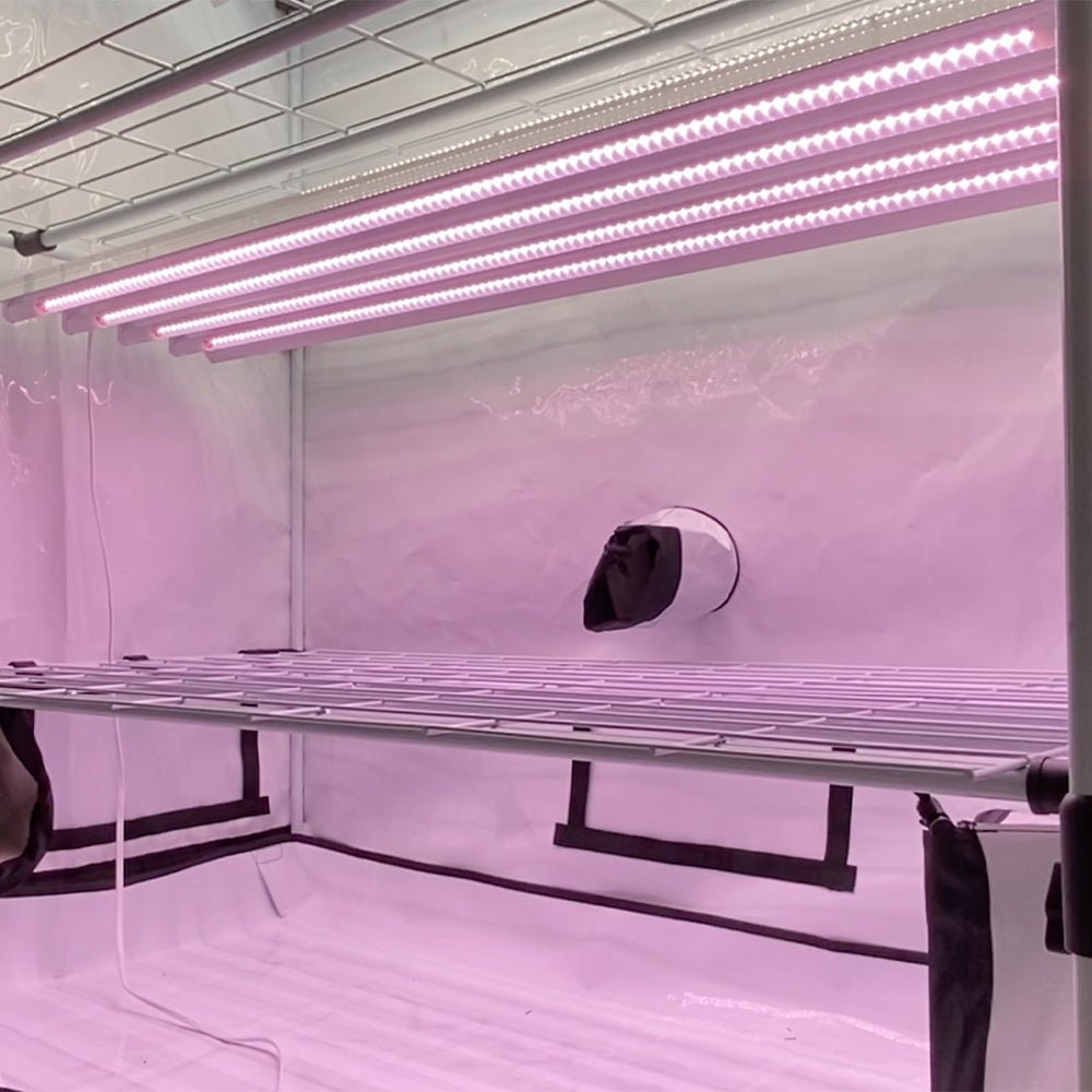  4' LED Grow Lamp With Ballas Bypass – T5 HO Red Bloom Pro Spectrum