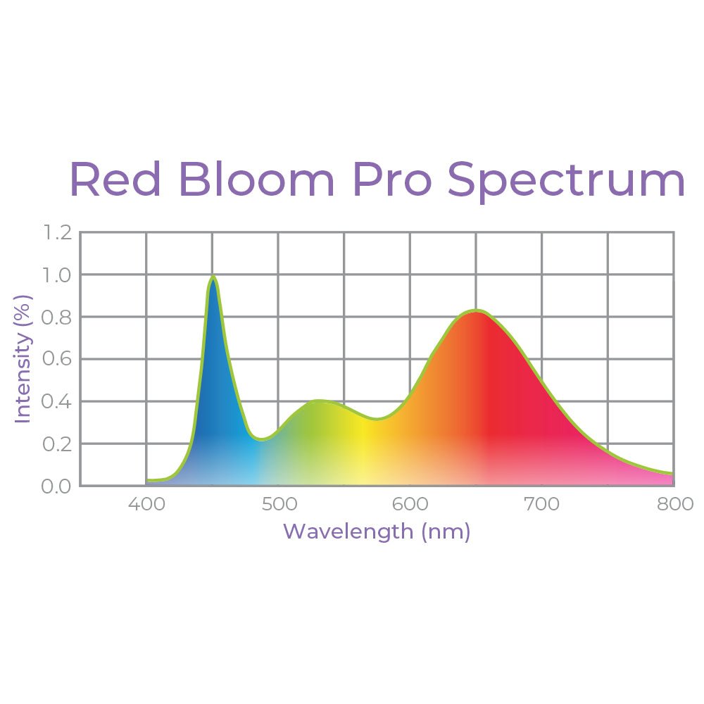  4' LED Grow Lamp With Ballas Bypass – T5 HO Red Bloom Pro Spectrum