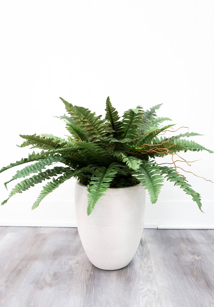  40″ Artificial Boston Fern (Set Of 2)