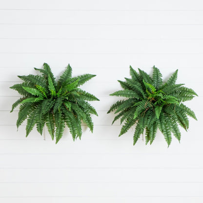  40″ Artificial Boston Fern (Set Of 2)