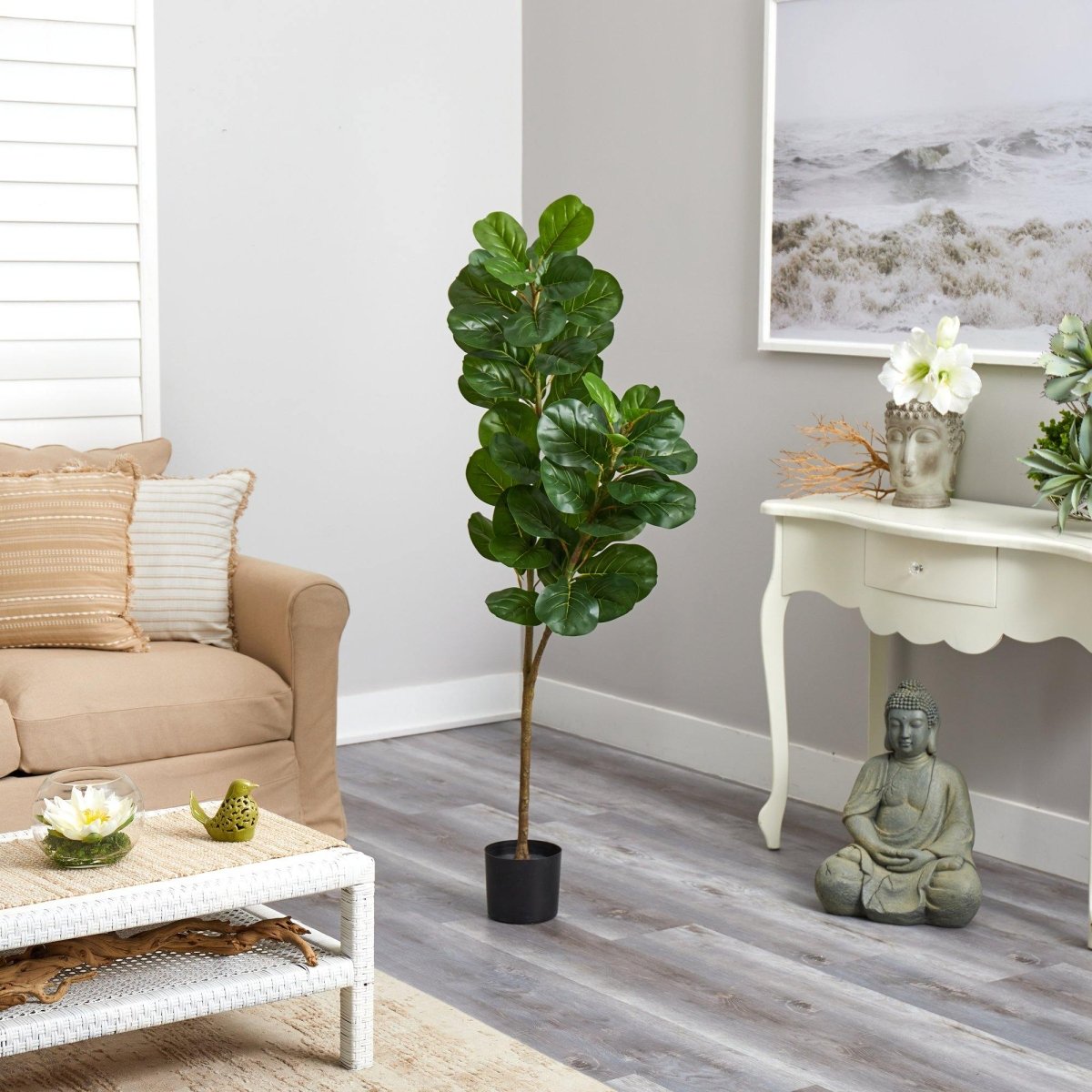  4.5-ftFiddle Leaf Fig Artificial Tree