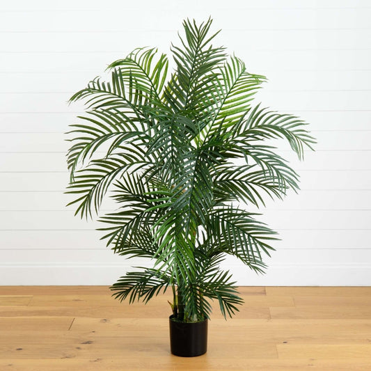  4.5-ft UV‑Resistant Areca Palm Tree – Indoor/Outdoor Faux Plant