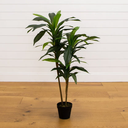  48-in Dracaena Silk Plant (Real Touch)
